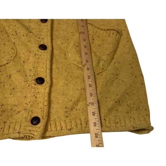 CoCo & Hu mustard yellow 80% wool cardigan Medium - Picture 4 of 8